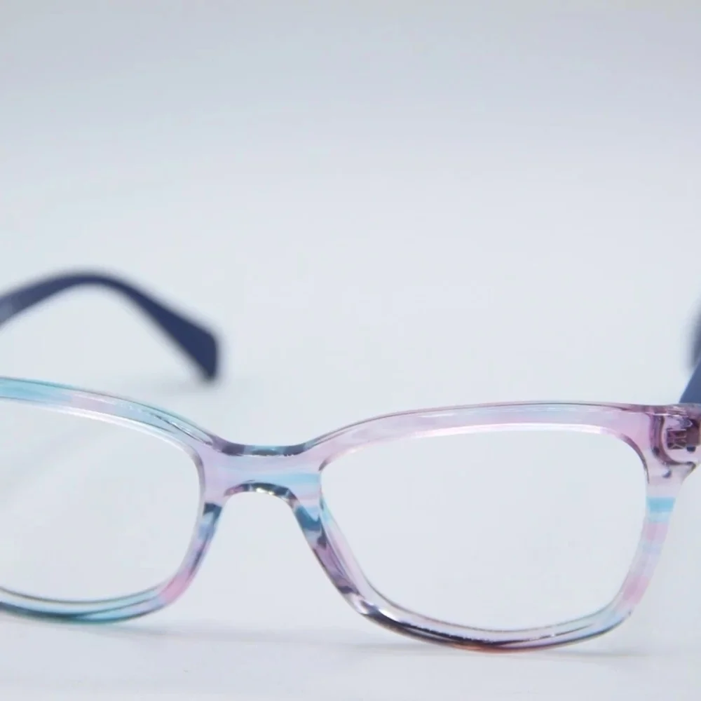 Ray-Ban Transparent Blue Sunglasses with Vibrant Case